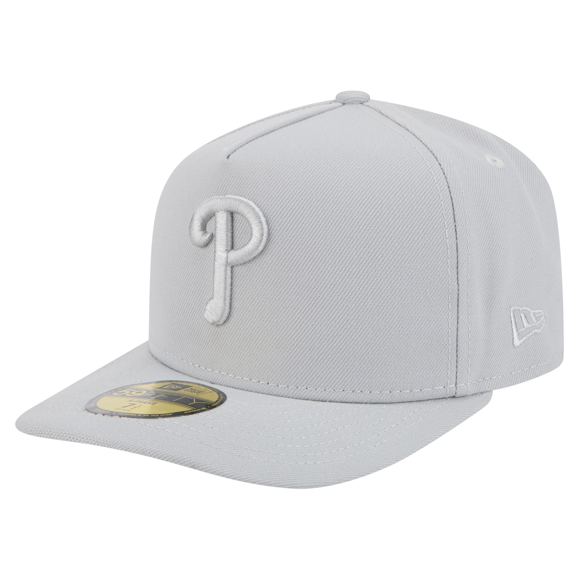 Men's New Era Gray Philadelphia Phillies Colorpack 59FIFTY Fitted Hat